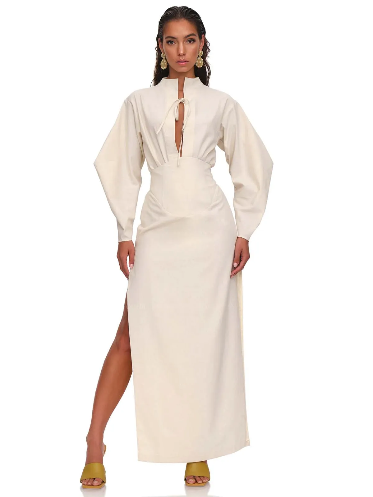 Lino Bodysuit-Lino Corset Skirt ::RET