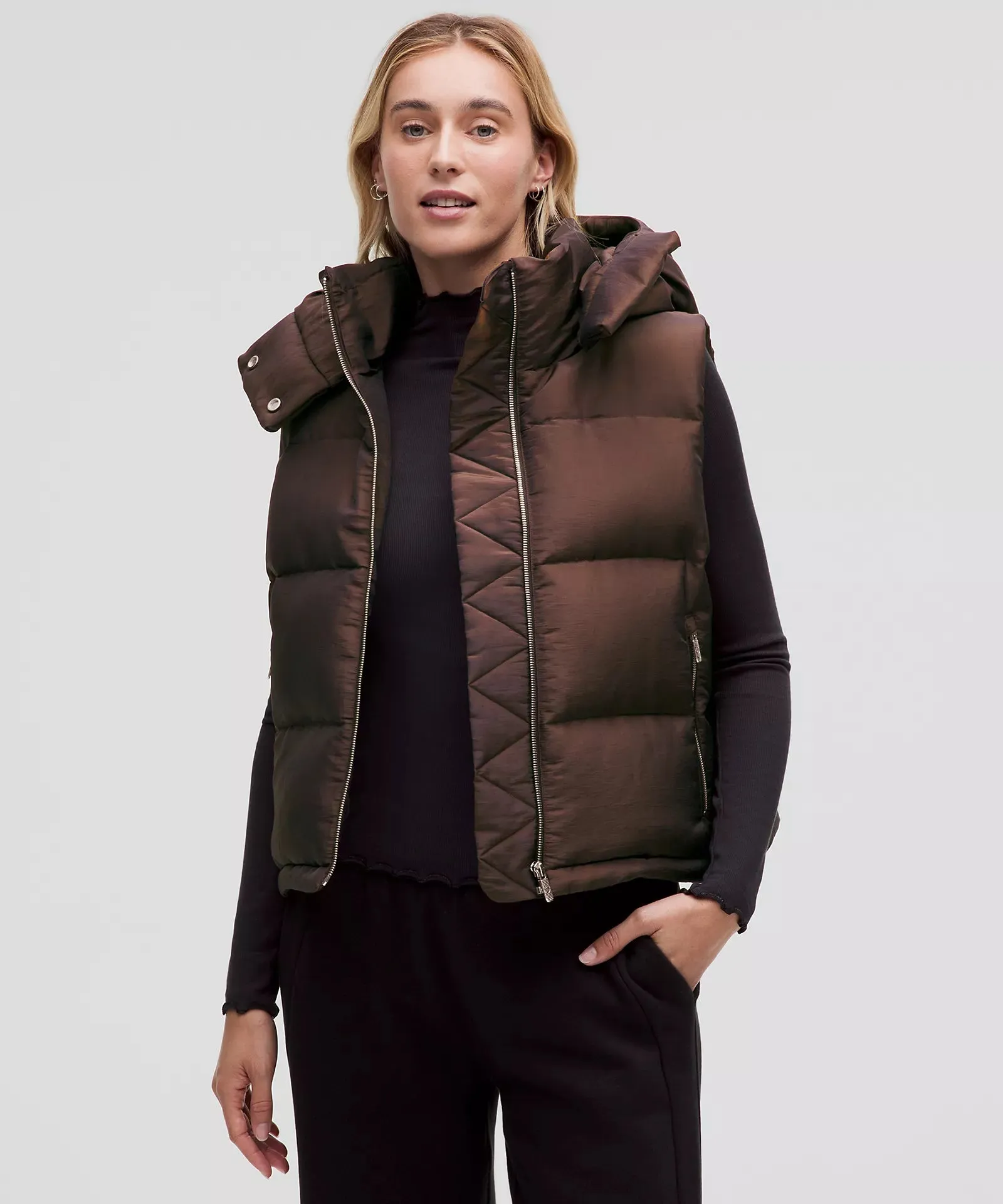 Lululemon Wunder Puff Cropped Vest *Iridescent
