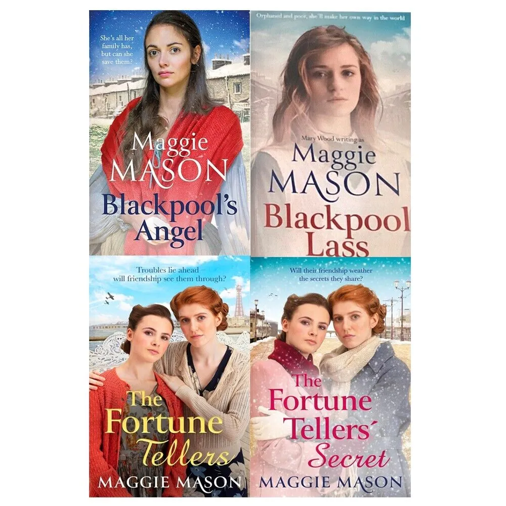 Maggie Mason Collection 4 Books Set Blackpool Lass, Fortune Tellers Secret