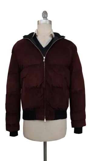 Mandelli Burgundy Red Puffer Jacket