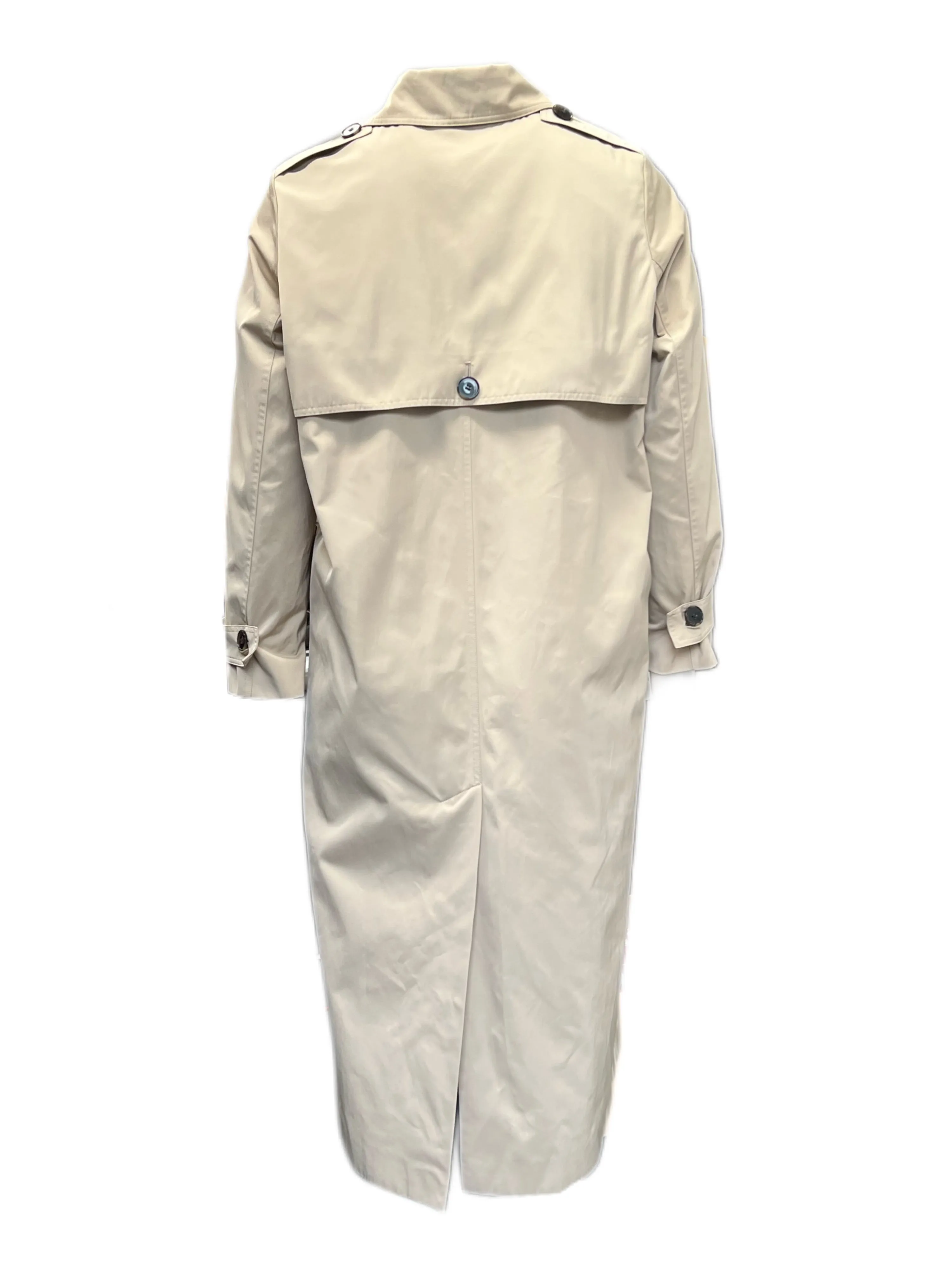 Marina Rinaldi Women's Beige Tecnica Double Breasted Trench Coat Size 16W/25 NWT