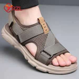 Men's Casual Outdoor Shoes - Breathable Leather Sandals