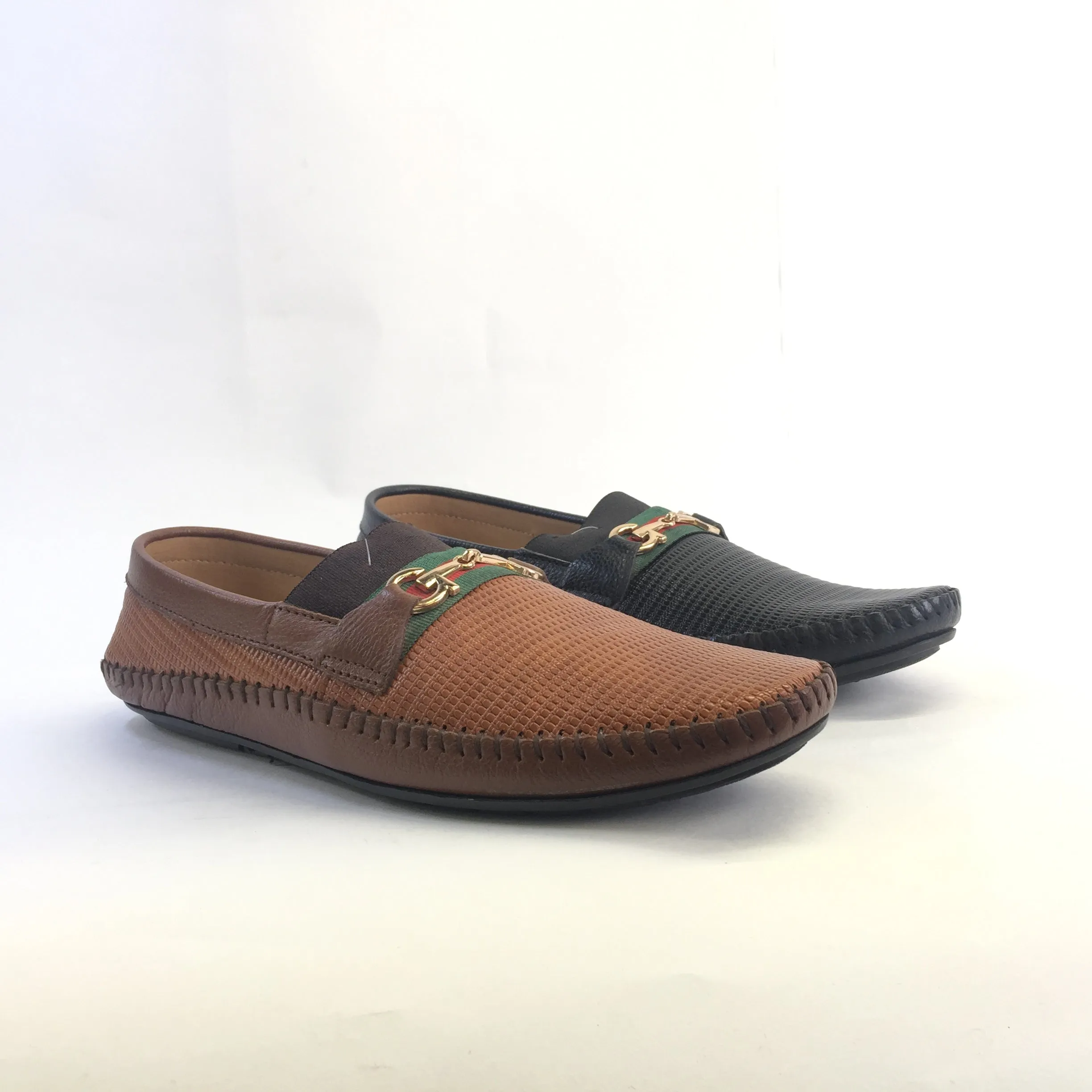 Mens leather loafers