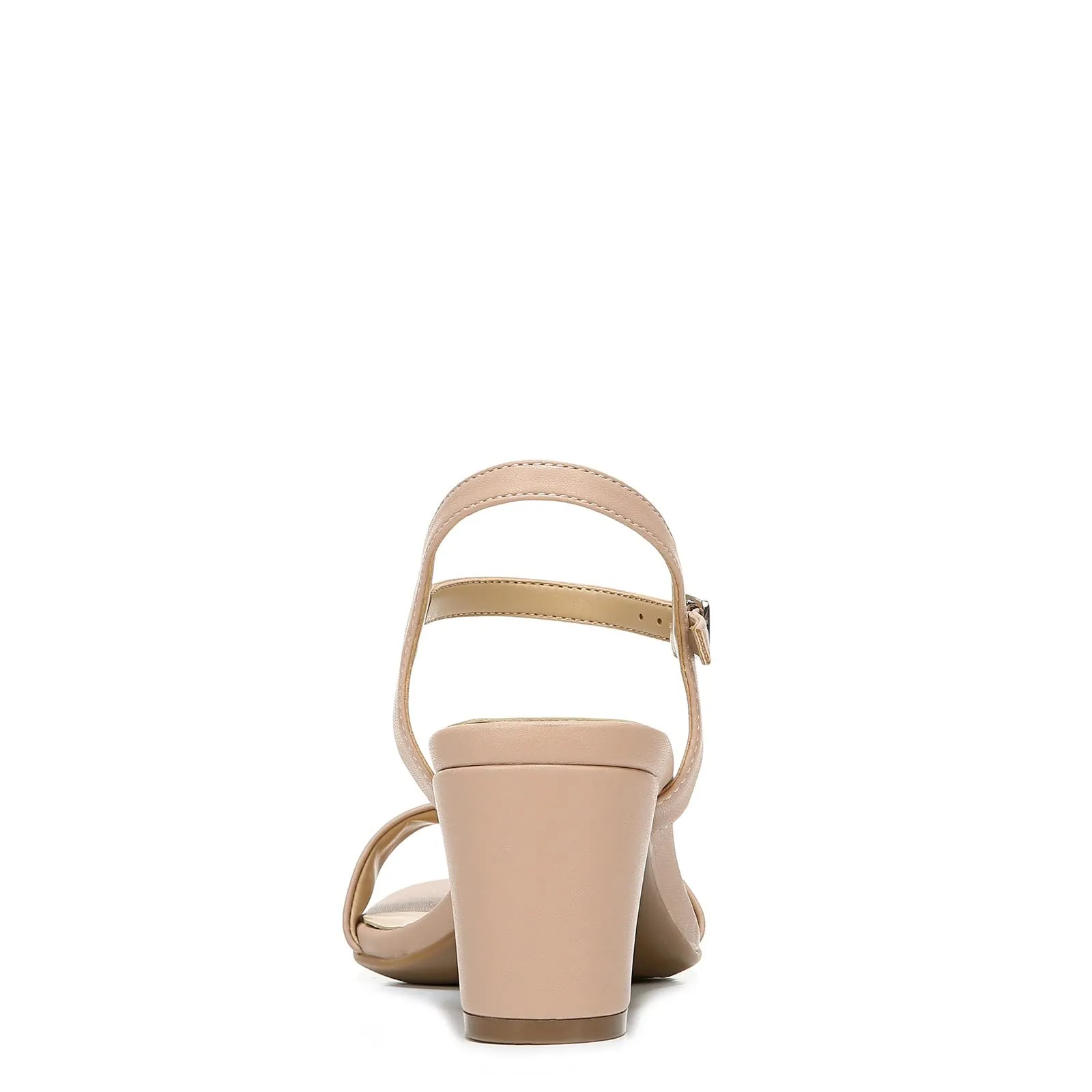 Naturalizer Womens Bristol Ankle Strap Chunky Block Heel Dress Sandal,Crème Brulee Beige,7.5M