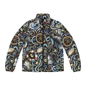 Nautical Nonsense Puffer Jacket