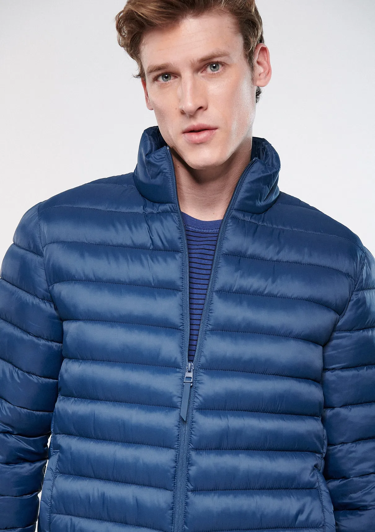 Navy Puffer Jacket
