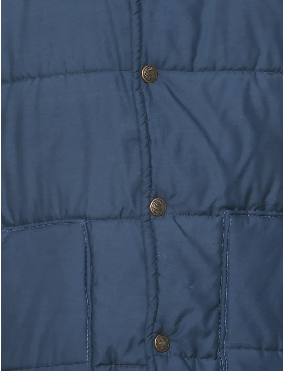 Navy Puffer Vest - M