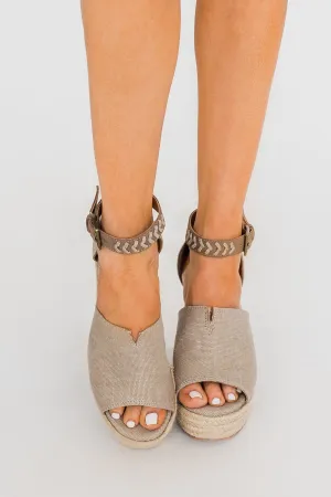 Not Rated Leif Wedges- Taupe