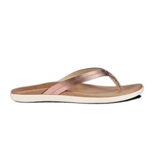 Olukai Womens Honu Pink Cooper/Sahara Sandal