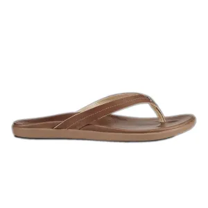Olukai Womens Honu Tan/Tan Sandal