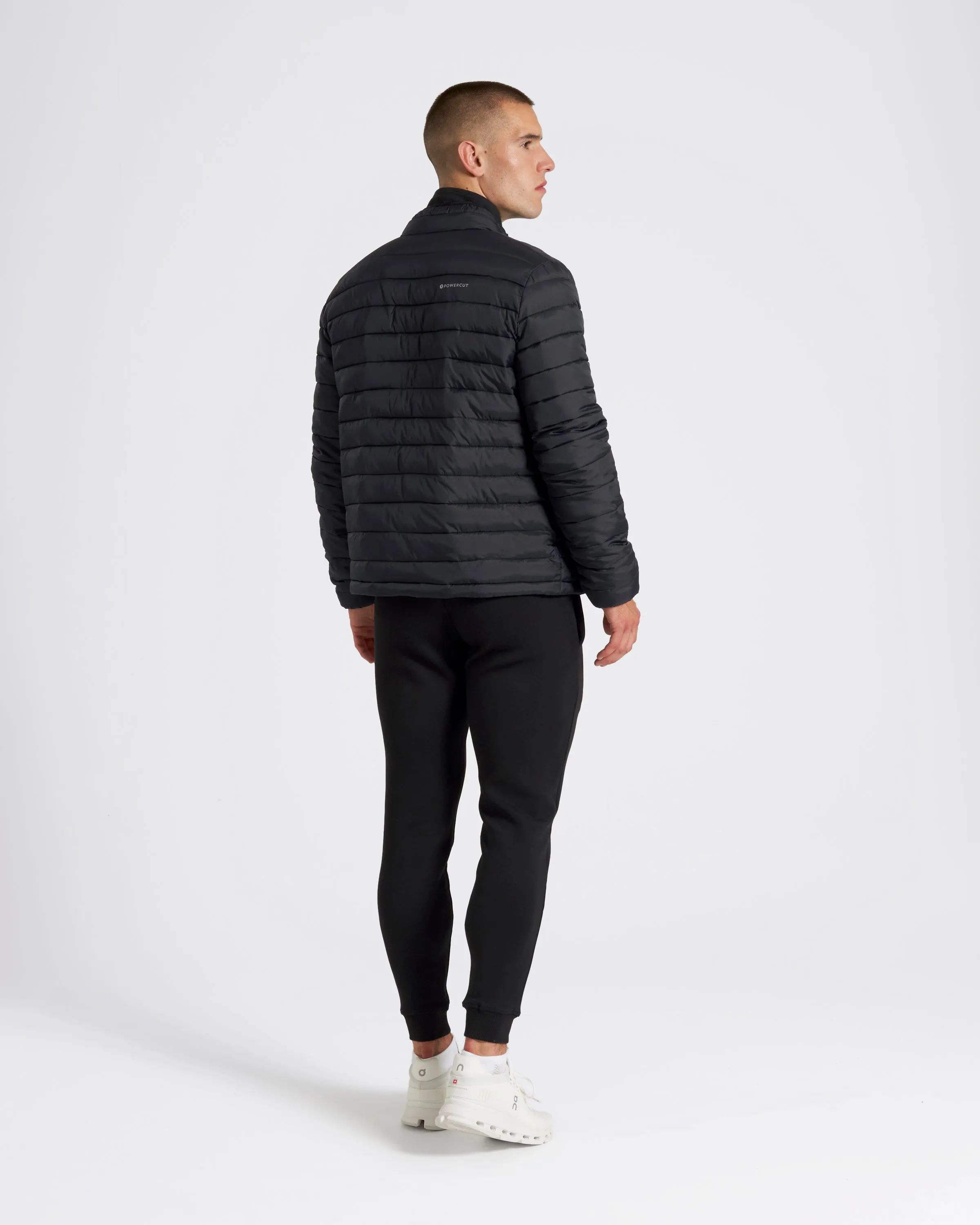 OUTSIDER Men's Lightweight Puffer Black