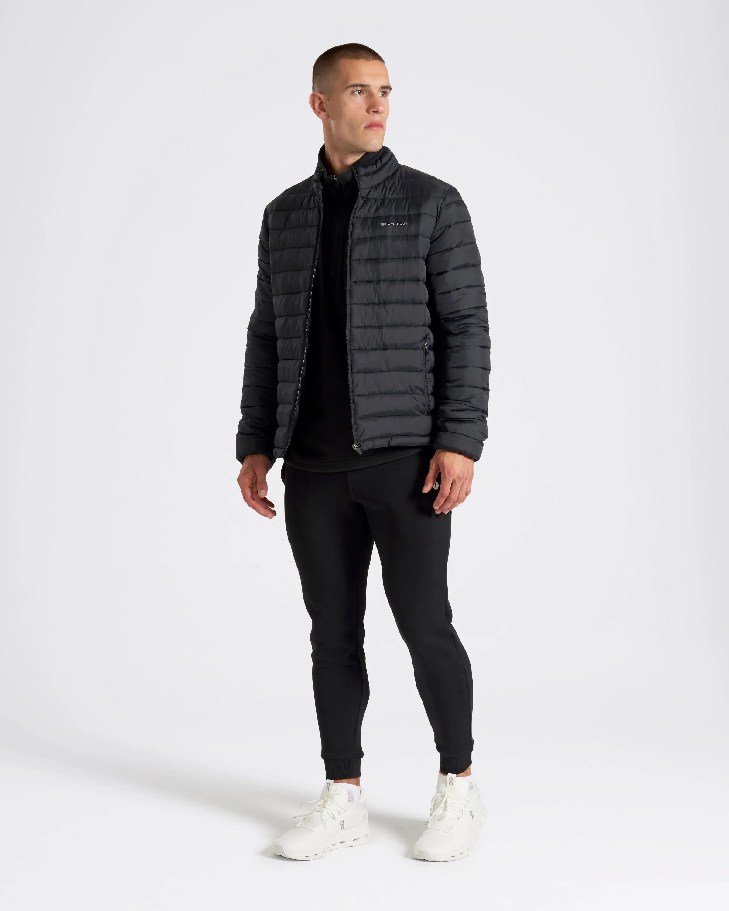 OUTSIDER Men's Lightweight Puffer Black