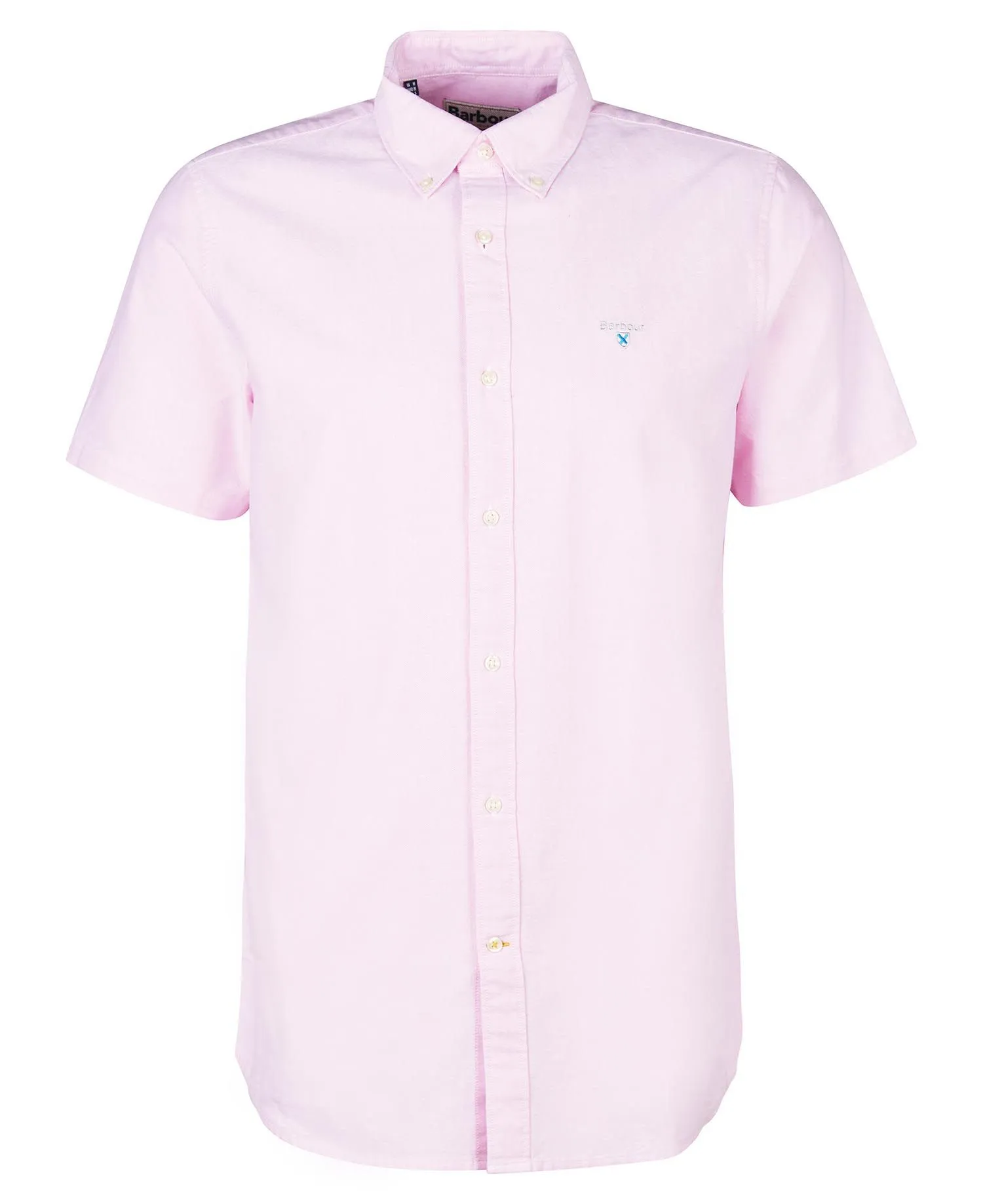 Oxford Tailored Short-Sleeved Shirt in Pink