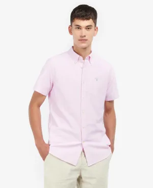 Oxford Tailored Short-Sleeved Shirt in Pink