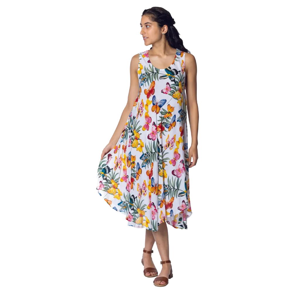 Papa Fashions Dress - Free Size Butterfly