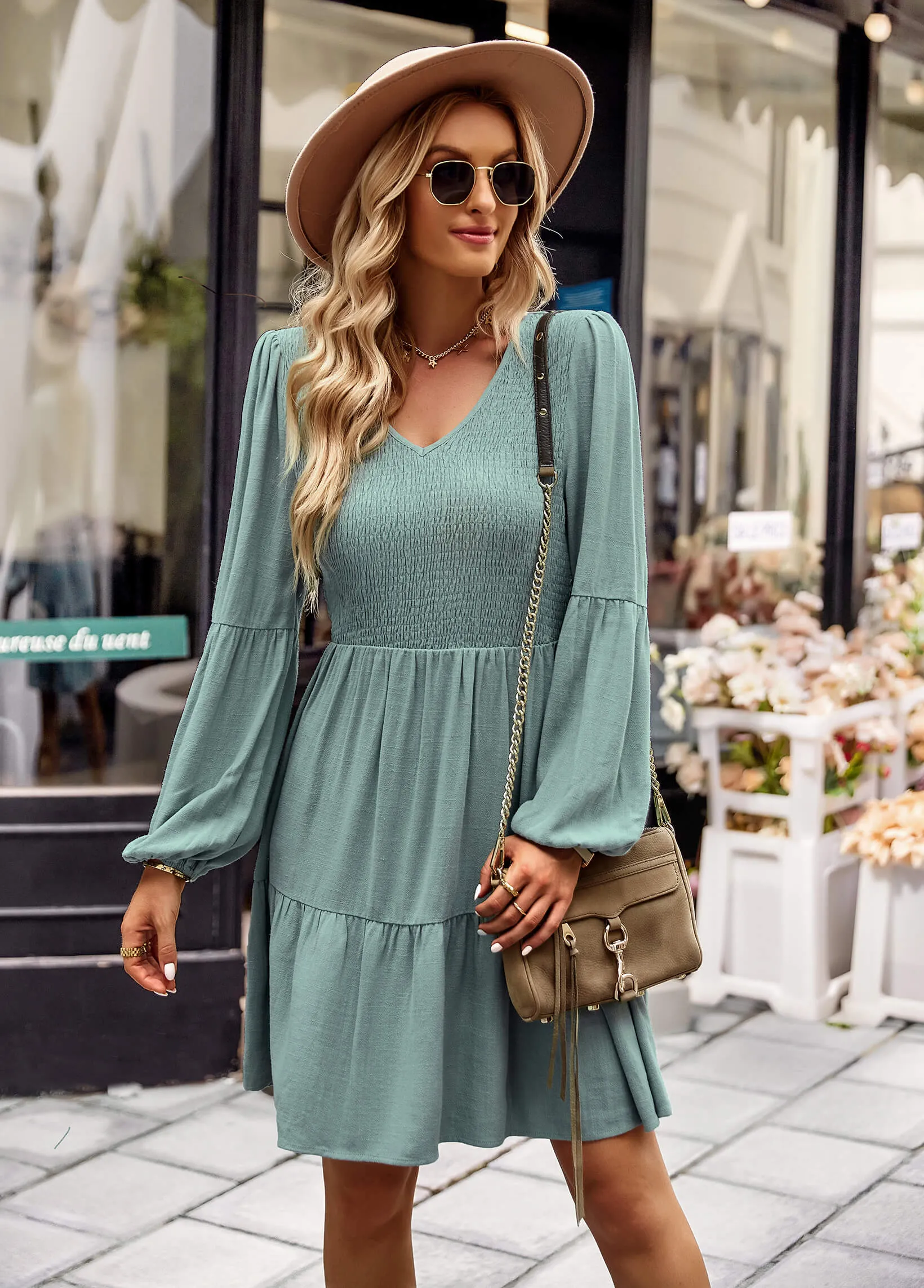 Paperine Midi Dress - Sage