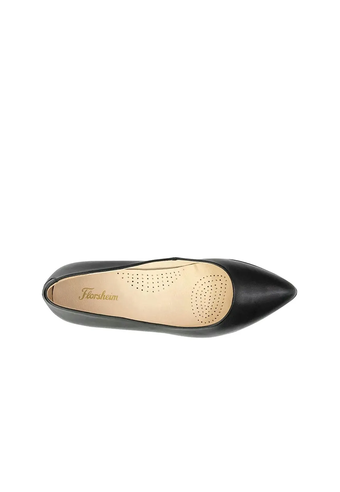 PAULINE Women's Point Toe Low Heel Black