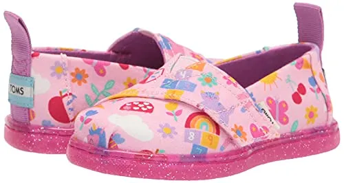 Pink Alpargata Sneakers: TOMS Shoes for Toddler Girls