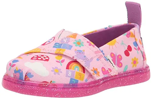 Pink Alpargata Sneakers: TOMS Shoes for Toddler Girls