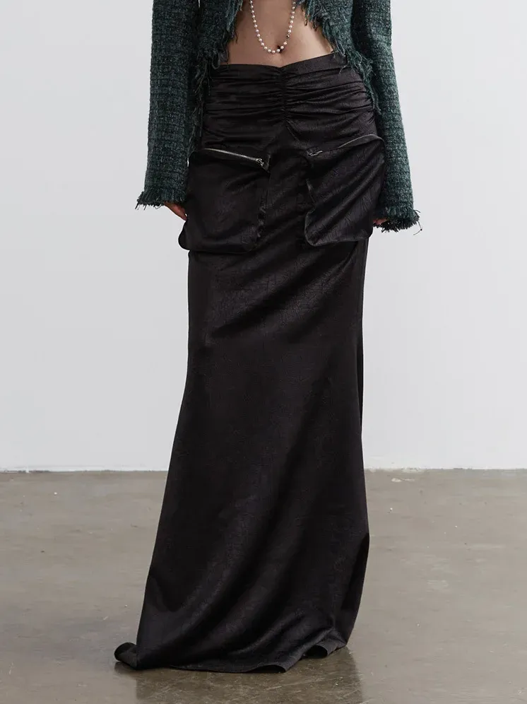 Plumer Pocket Long Skirt