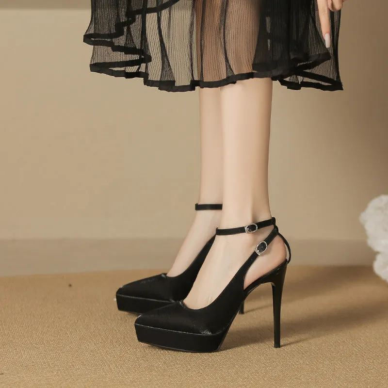 Point Toe Stiletto Pumps