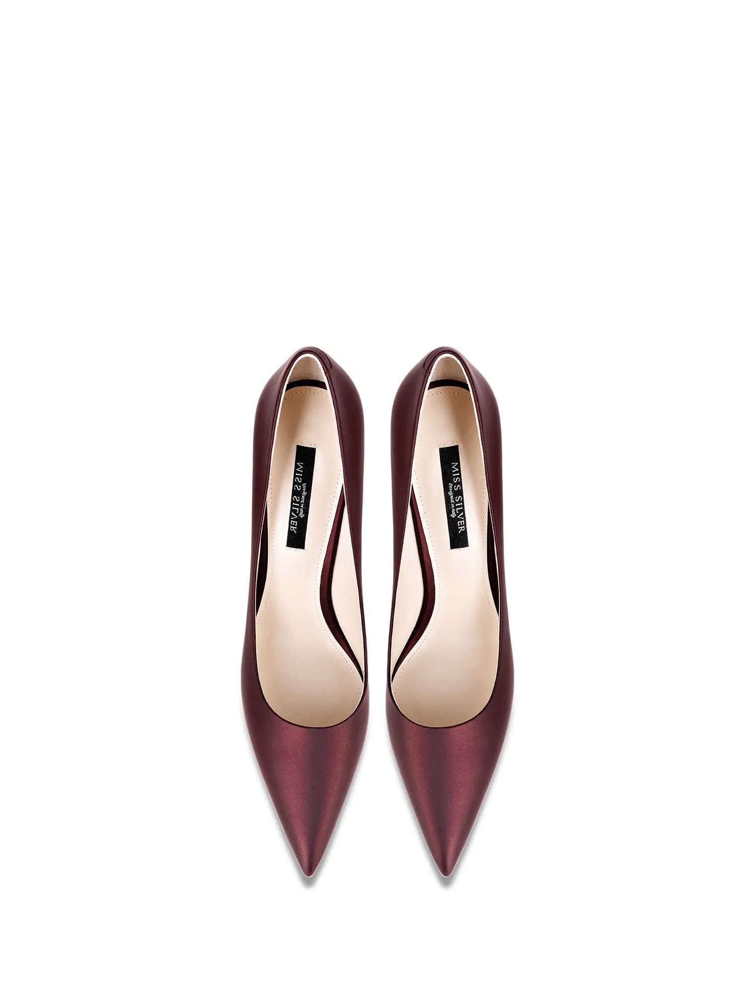 Pointed High Heels Women's Stiletto Heel Leather Pumps