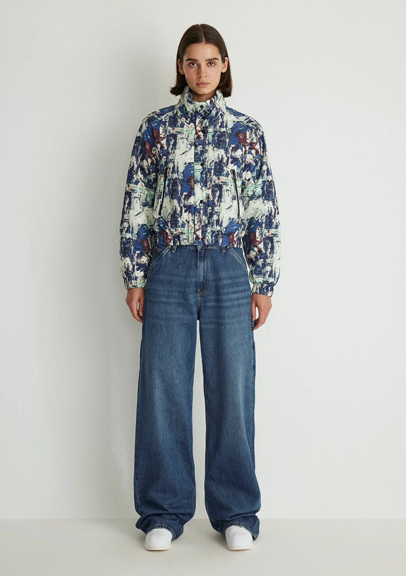 Printed Puffer Jacket