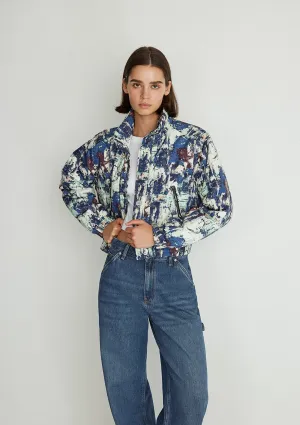 Printed Puffer Jacket
