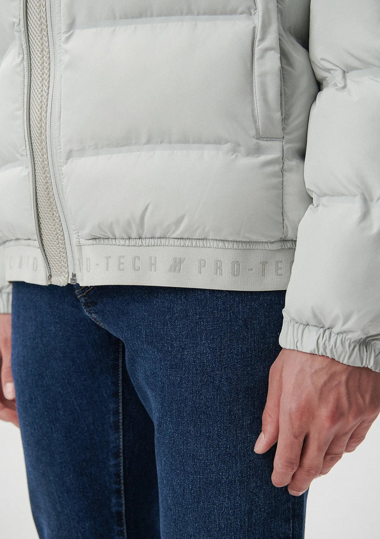 Protech Grey Puffer Jacket