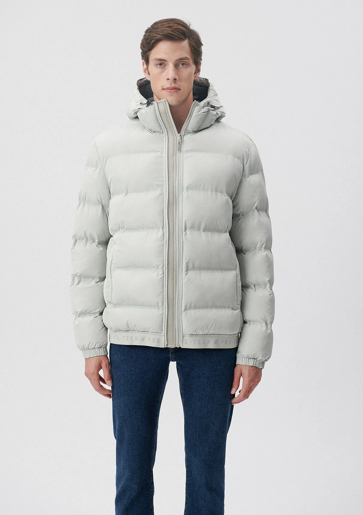 Protech Grey Puffer Jacket