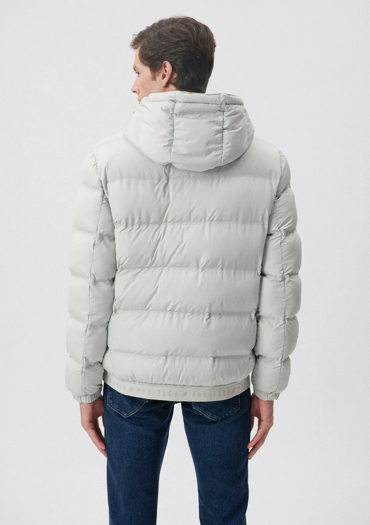 Protech Grey Puffer Jacket