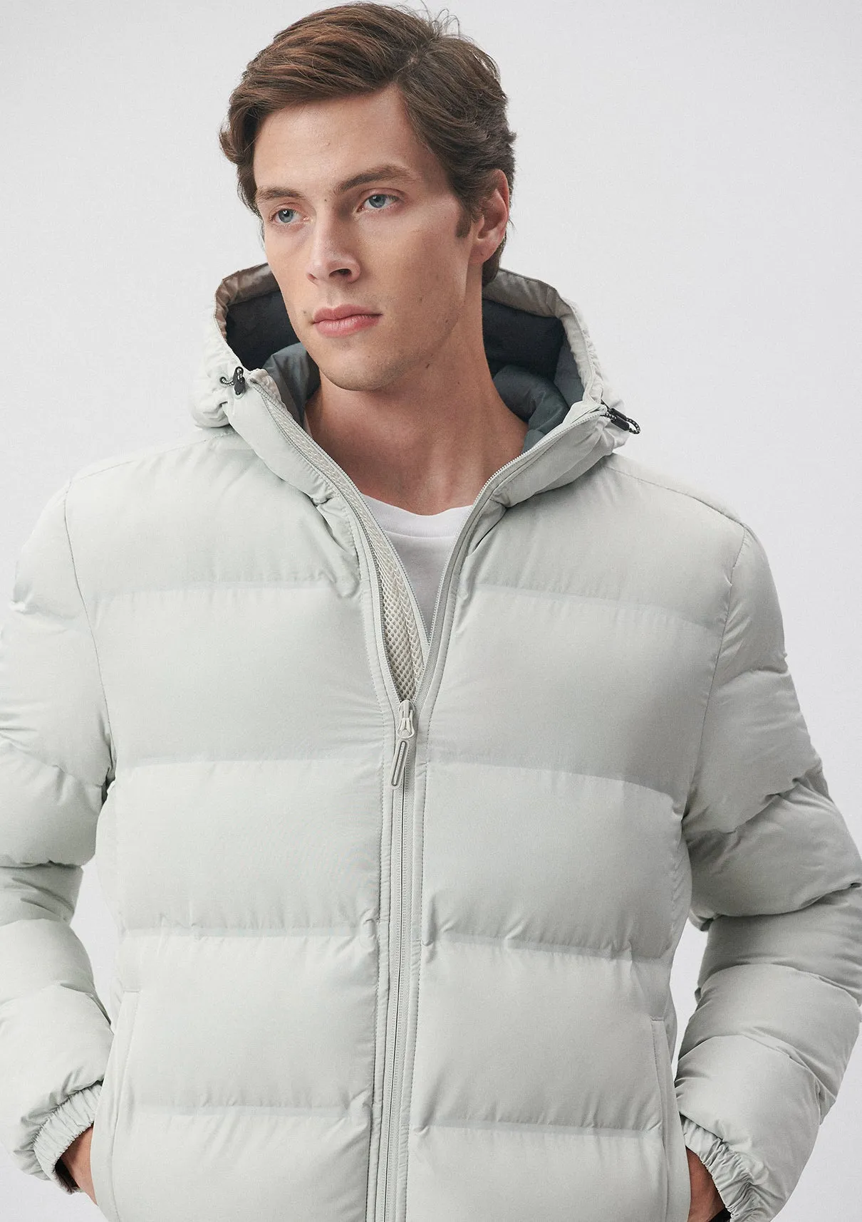 Protech Grey Puffer Jacket