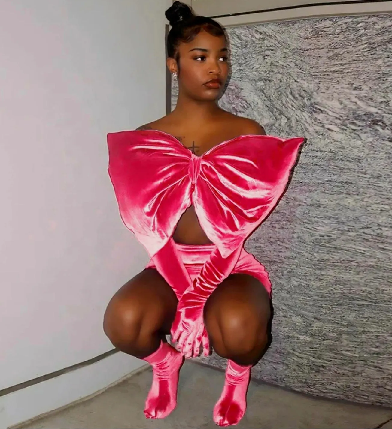 PUT A BOW ON IT SKIRT SET