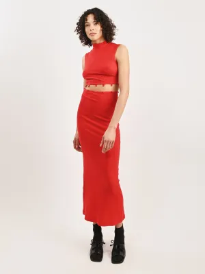 Red Diana Detachable Dress