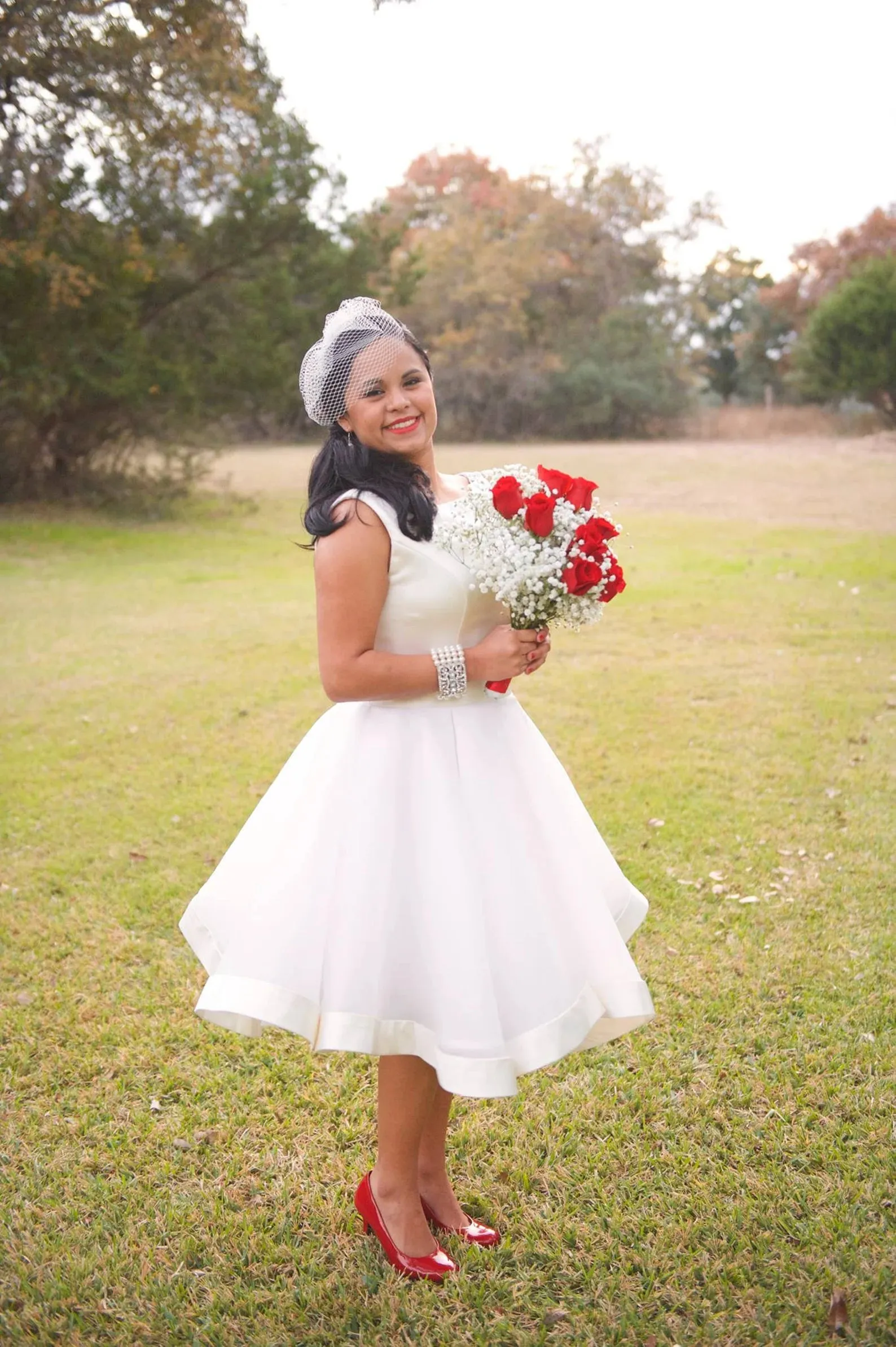 Retro Style A-Line Wedding Dress Marilyn
