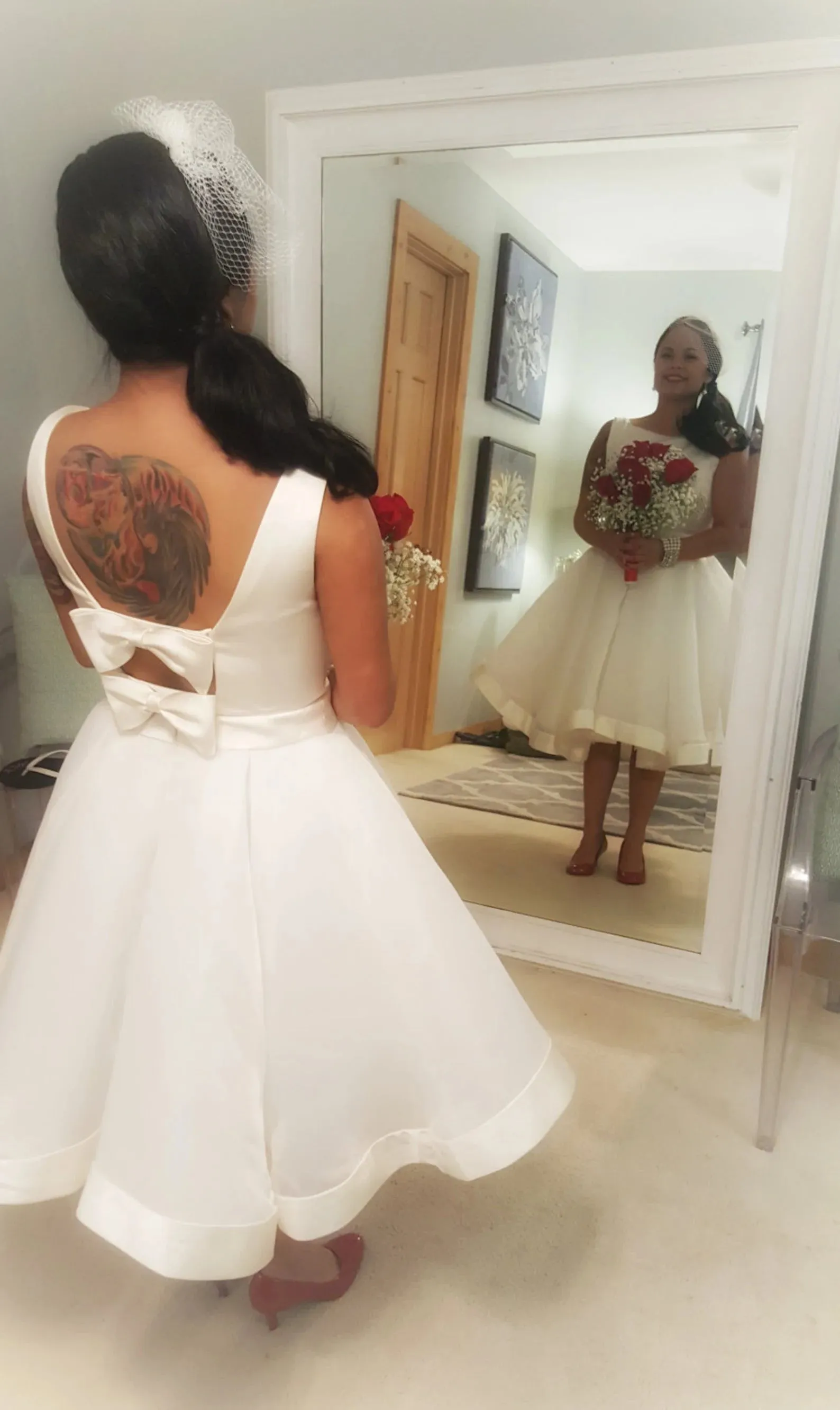 Retro Style A-Line Wedding Dress Marilyn