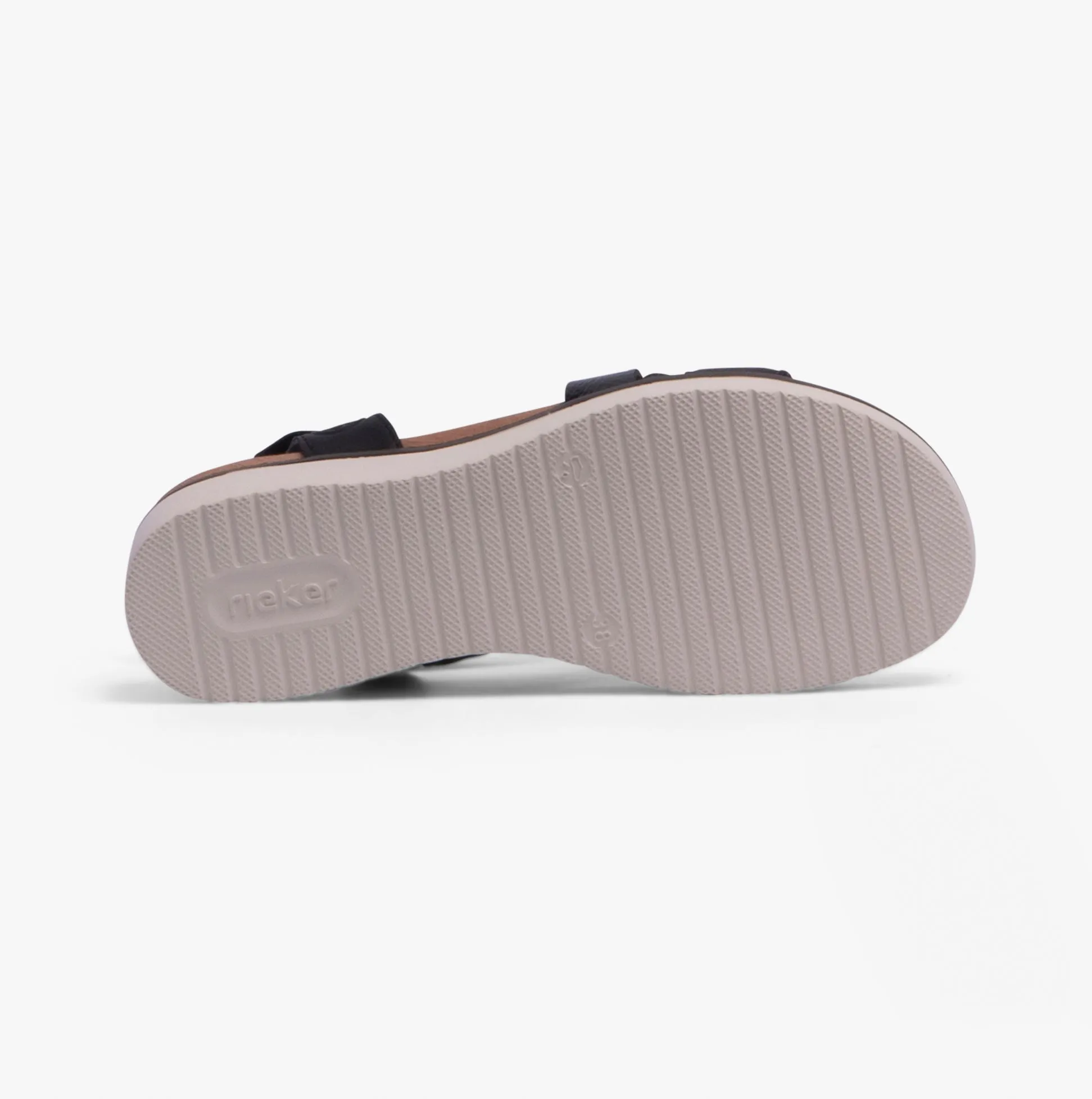 Rieker V3773-00 Womens Sandals Black