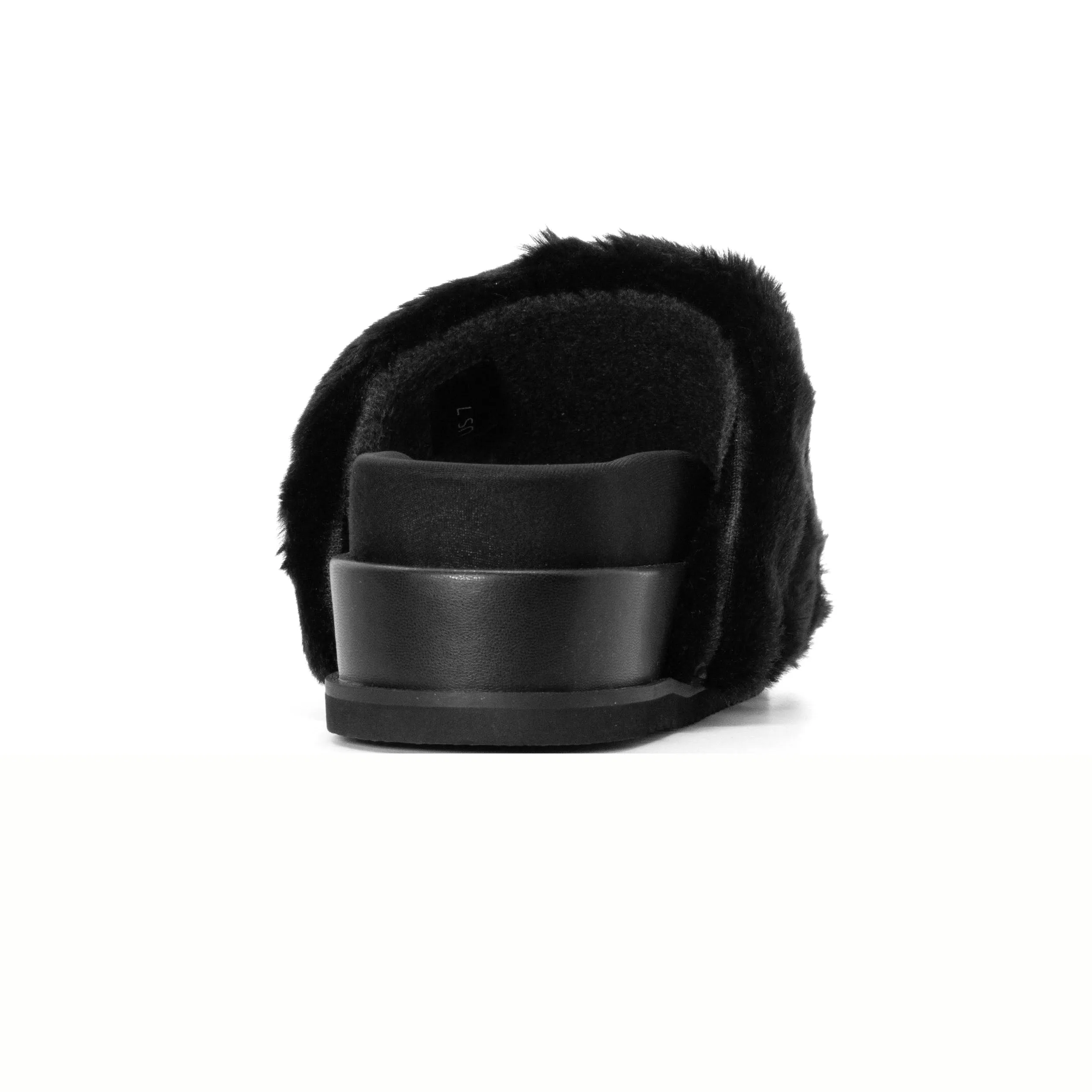 ROAM BUNNY STACK PLATFORM BLACK FAUX FUR