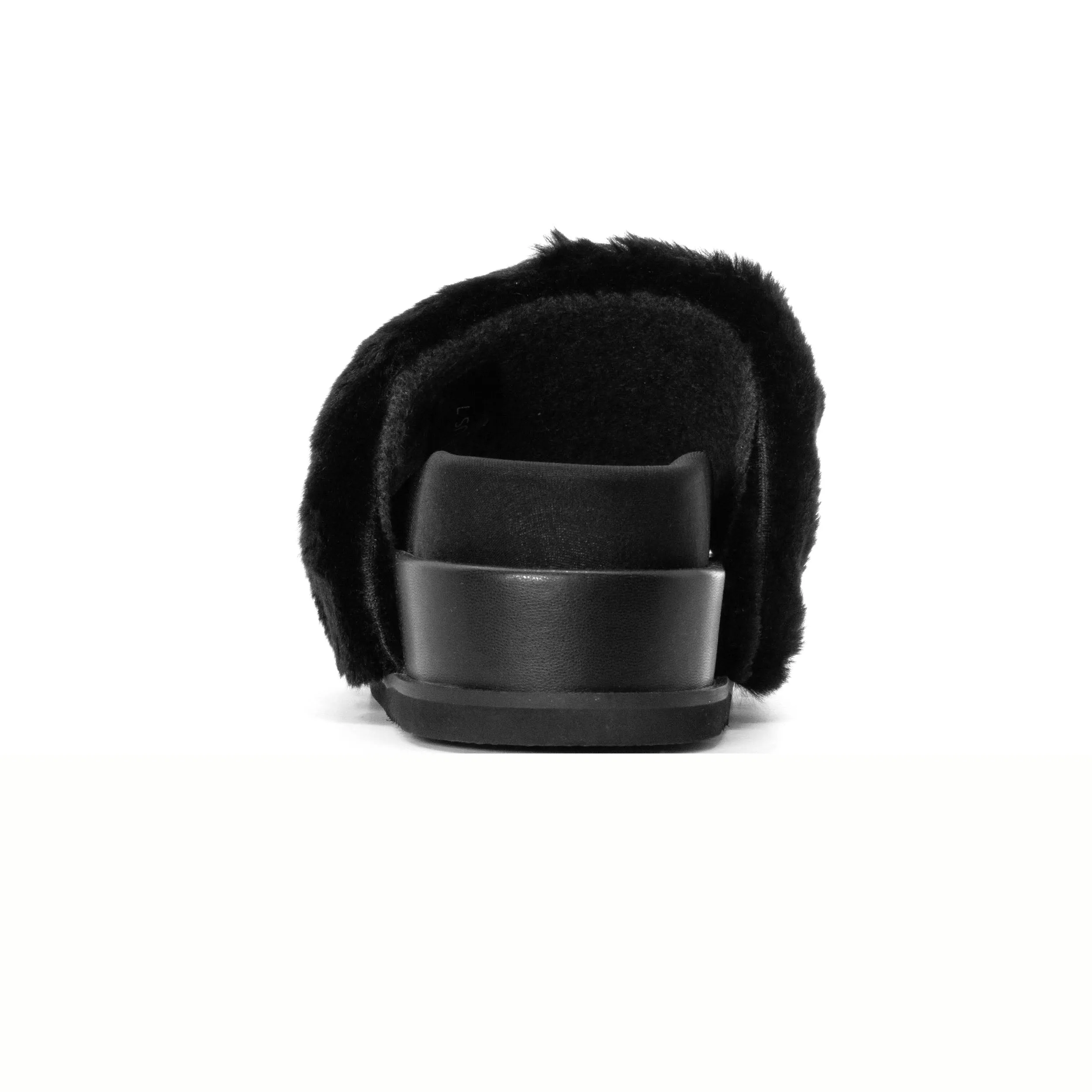 ROAM BUNNY STACK PLATFORM BLACK FAUX FUR