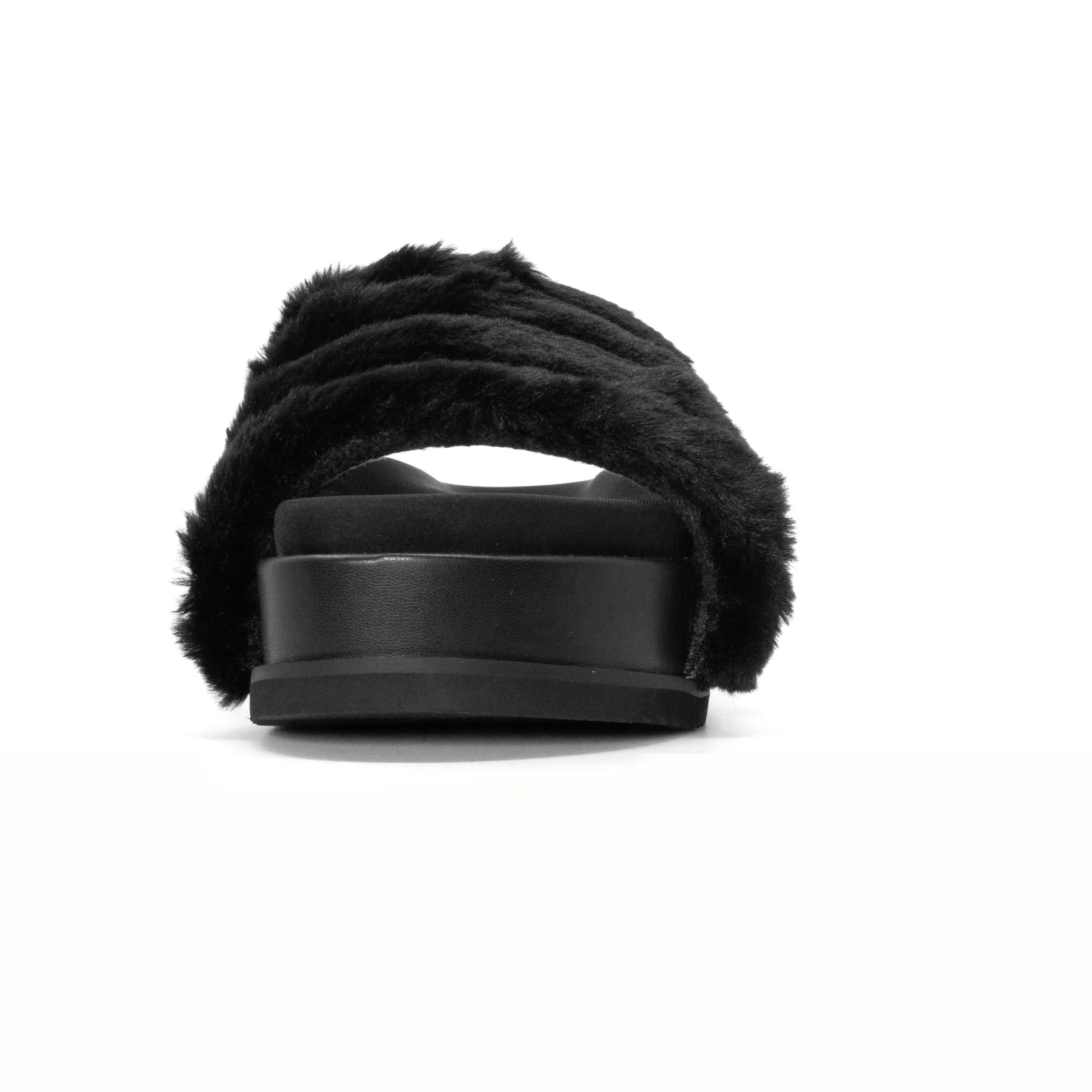 ROAM BUNNY STACK PLATFORM BLACK FAUX FUR
