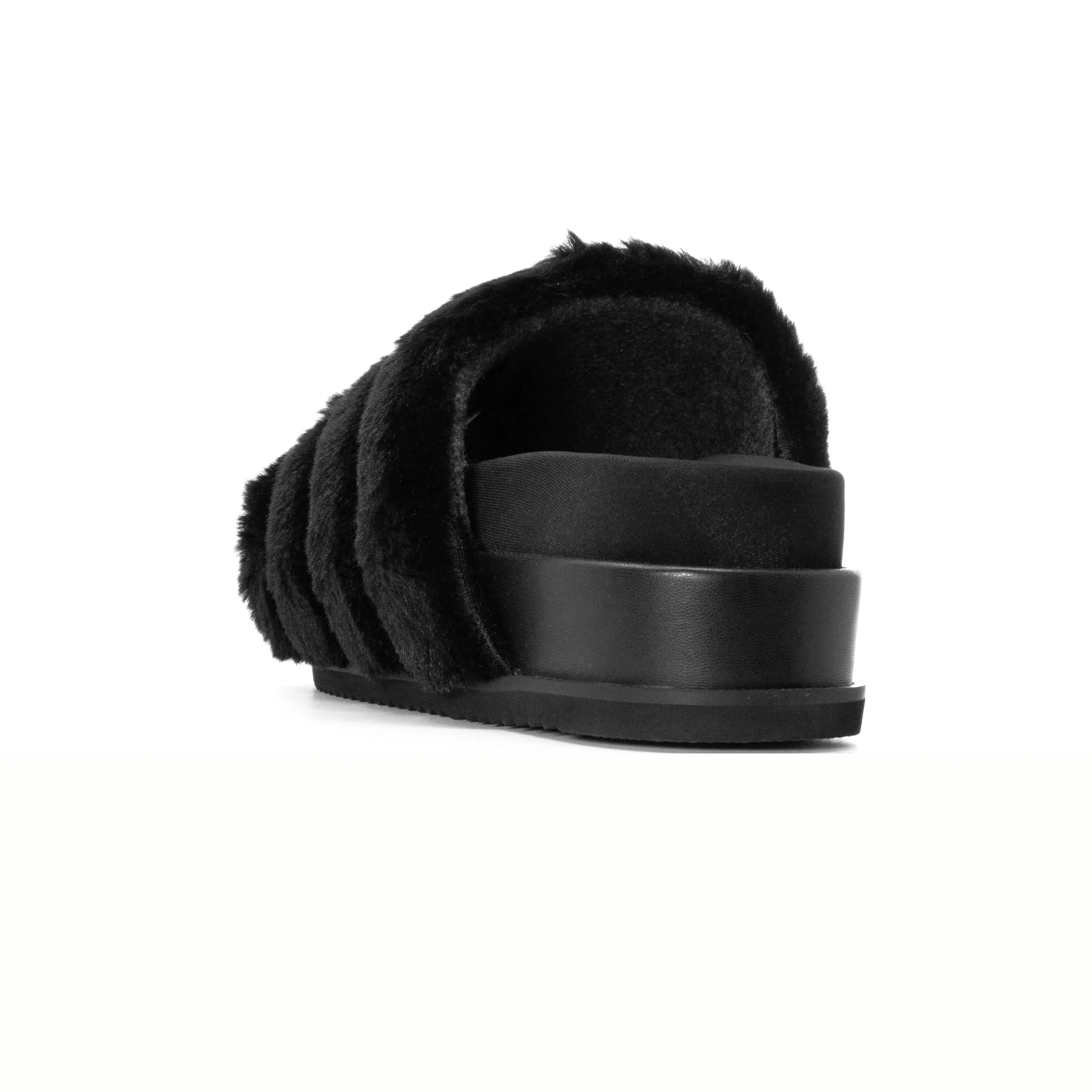 ROAM BUNNY STACK PLATFORM BLACK FAUX FUR