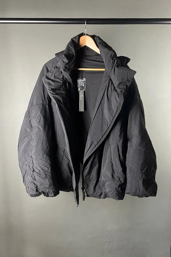 Rundholz DIP Oversized Black Hooded Puffer Jacket