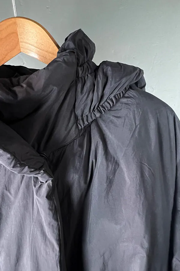 Rundholz DIP Oversized Black Hooded Puffer Jacket