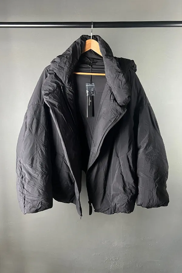 Rundholz DIP Oversized Black Hooded Puffer Jacket