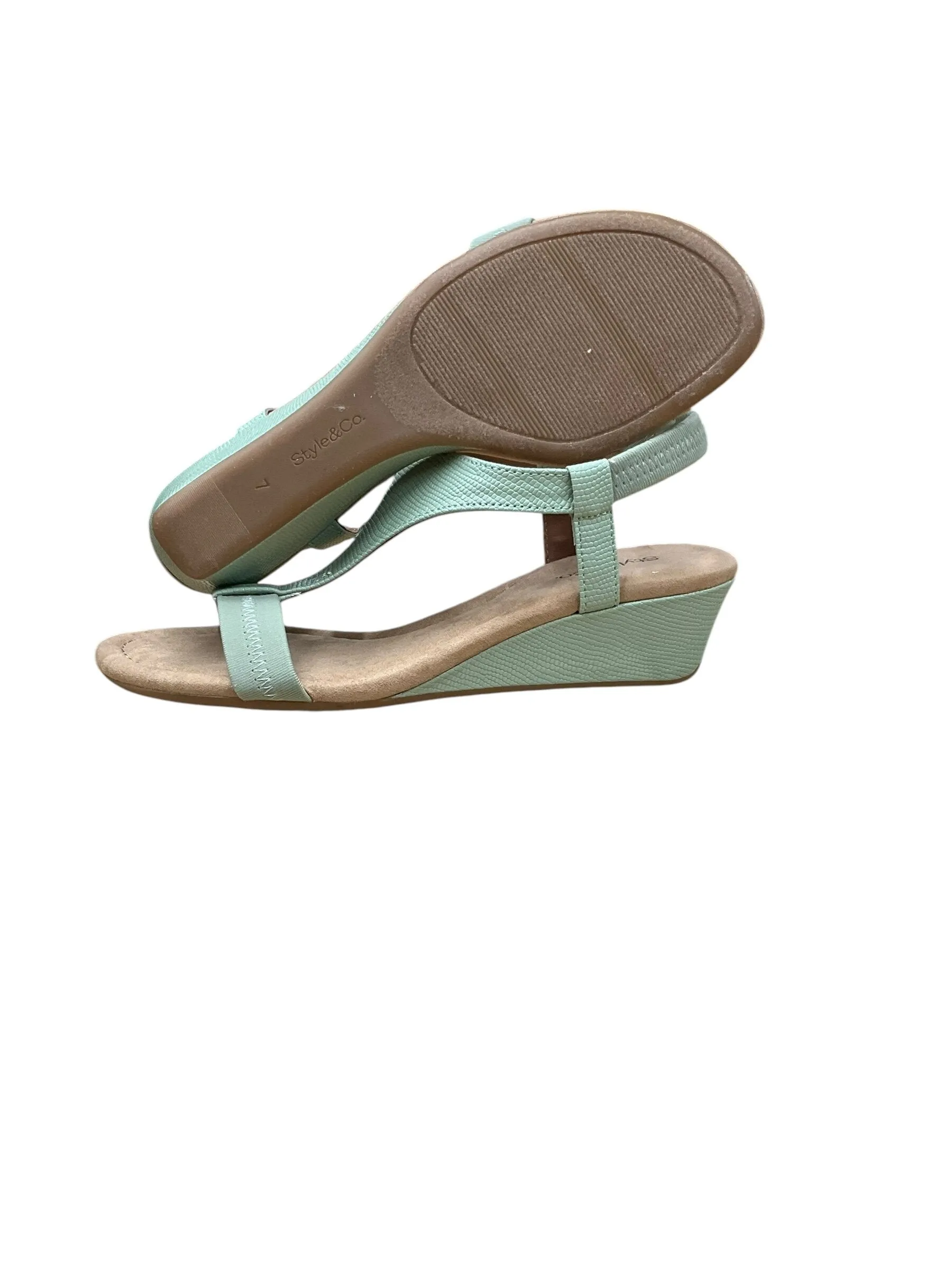 Sandals Heels Wedge By Style And Company  Size: 7