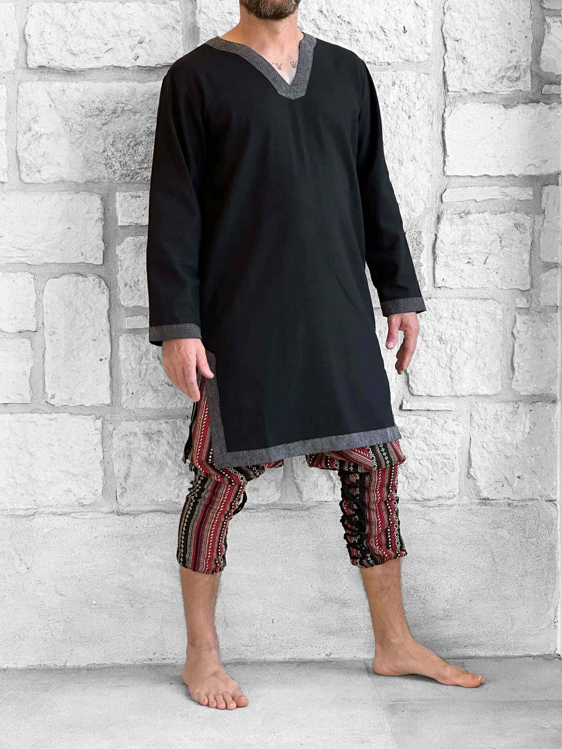 'Scallywag' Pants - Multi Colored Red/Yellow