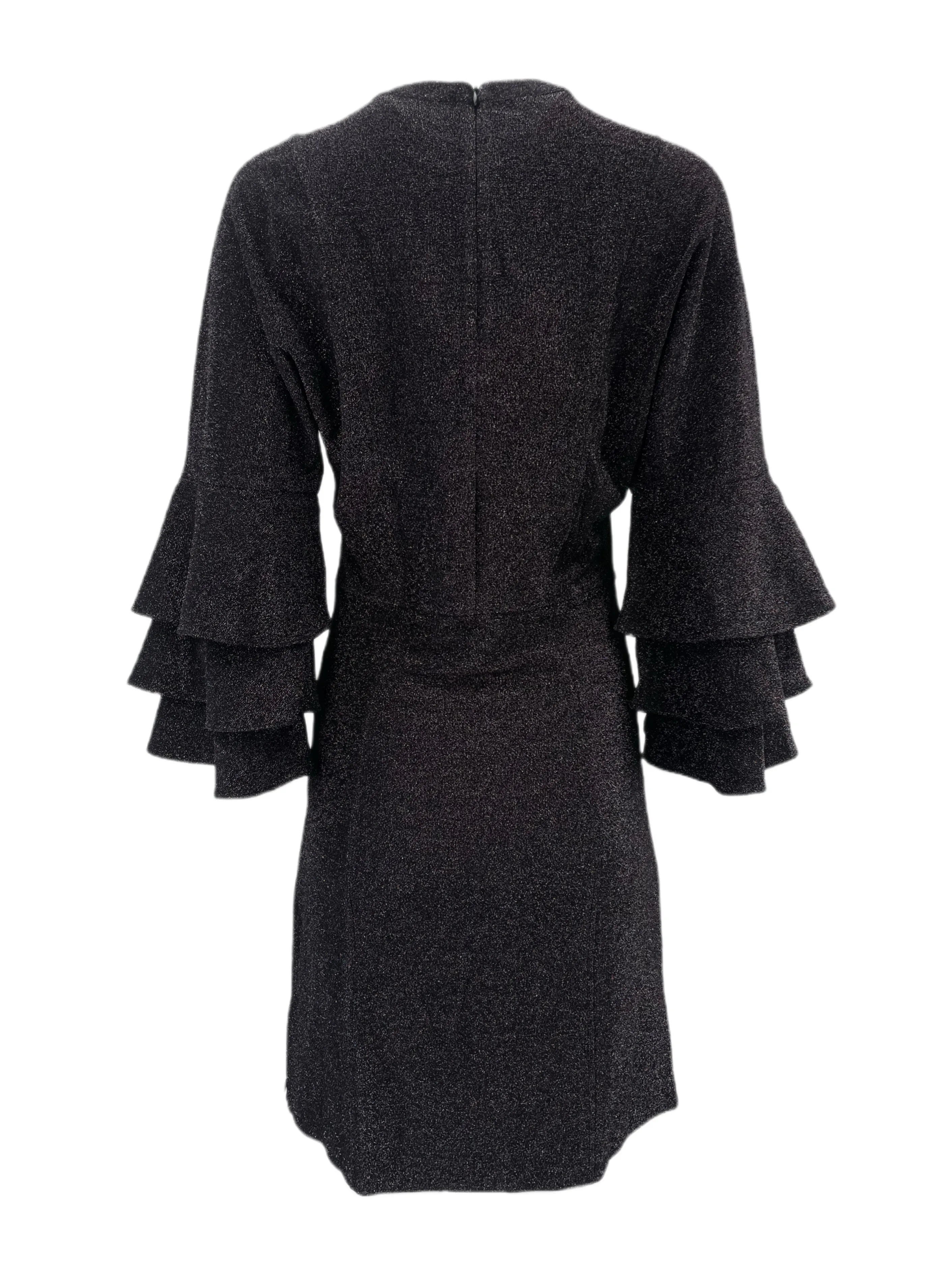 SCOTCH & SODA Women's Black 3/4 Sleeve Casual Dress #564 S NWT