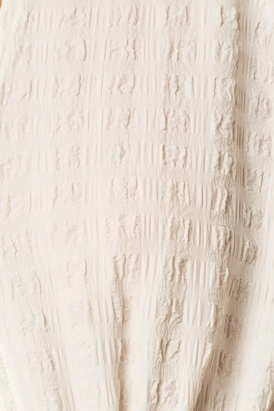 Seersucker Batwing Dress