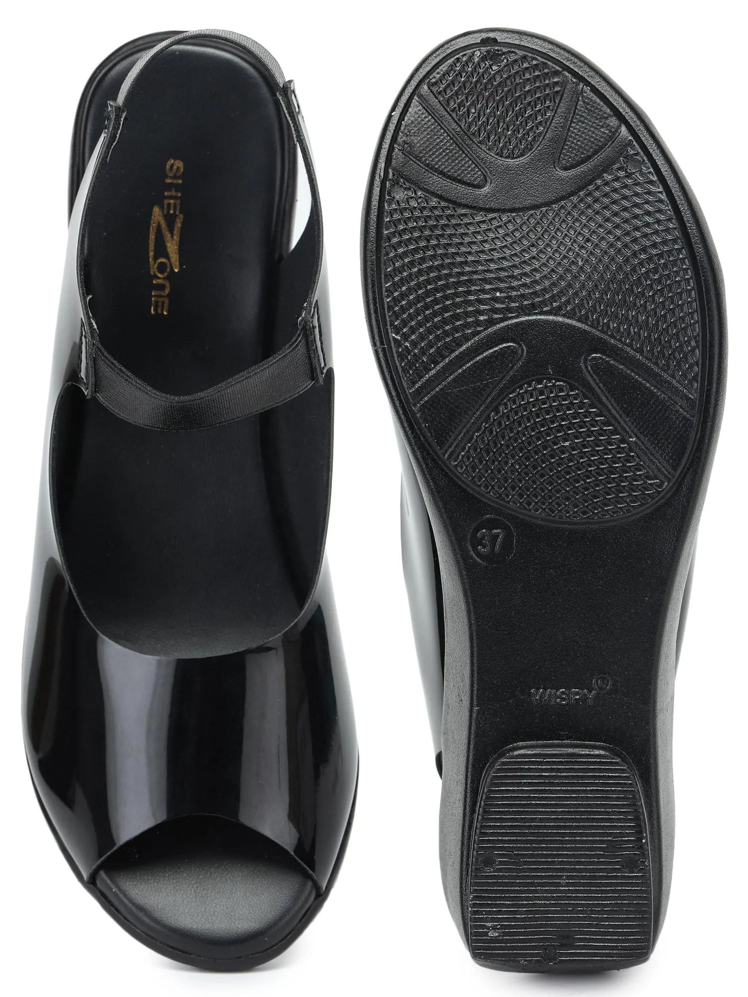 Shezone Women Black Heels