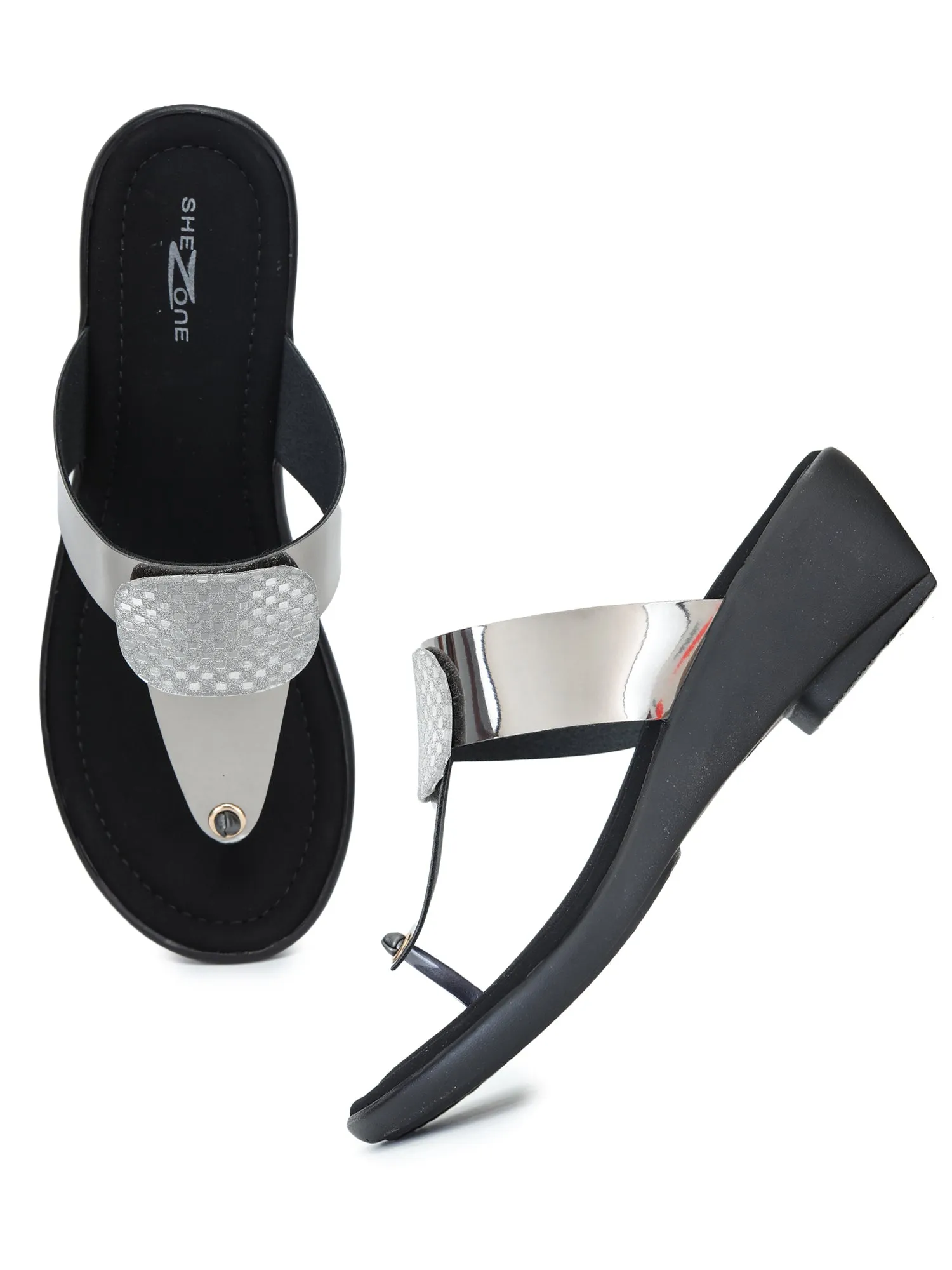 Shezone Women Grey Heels